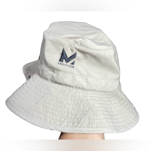 Mission Bucket Hat Khaki One Size Fits Most UPF 50 Cooling Engine - Picture 1 of 6